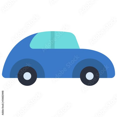 Old Rounded Car Icon