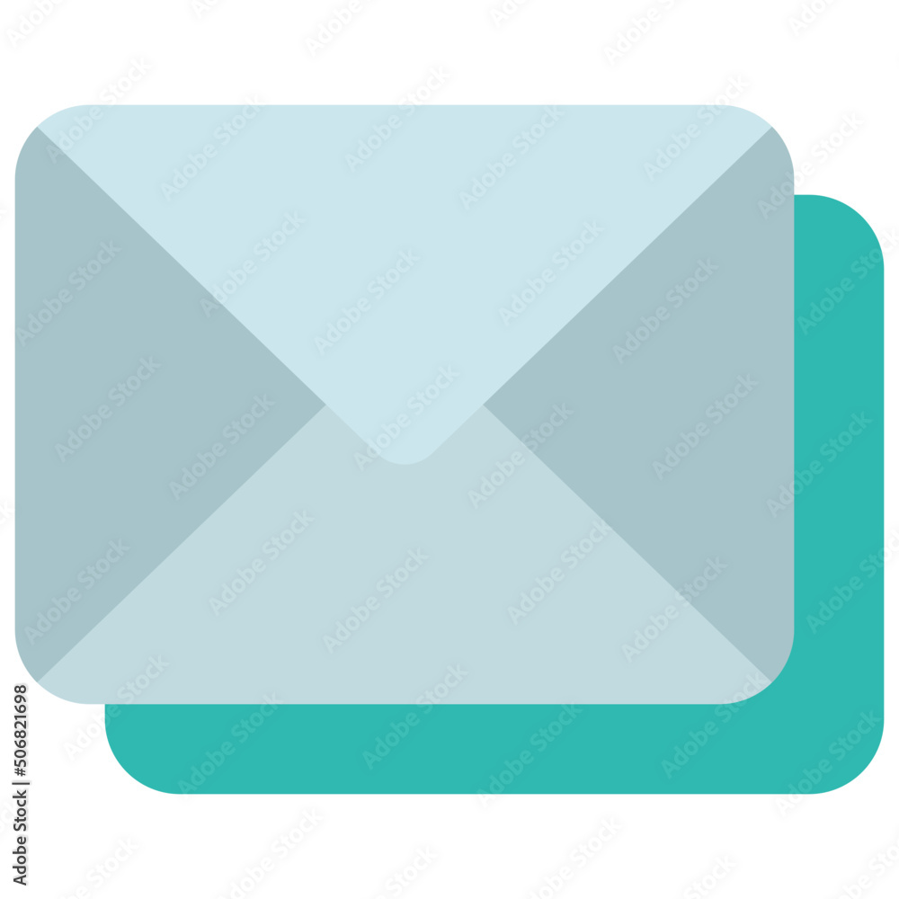 Mail Overlapping Icon Mail Overlapping Icon
