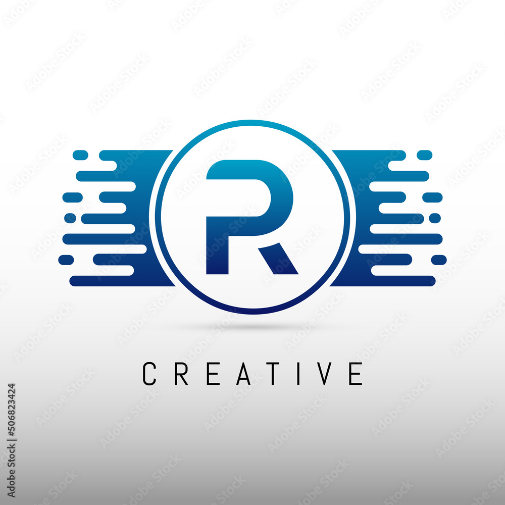 Initial Letter R Logo Template Design.Creative Letter R Logo Design ...
