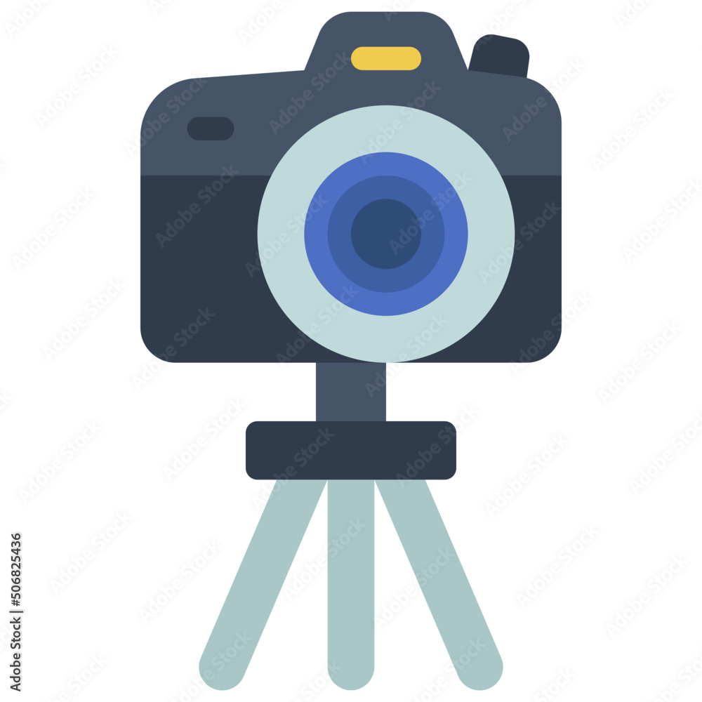 DSLR On Tripod Icon