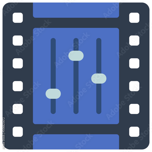 Film Strip Controls Icon