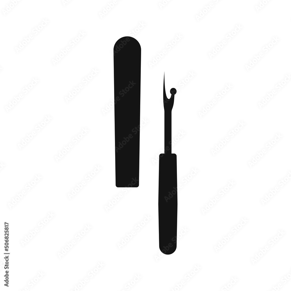 Vector hand drawn silhouette illustration Vector hand drawn silhouette illustration