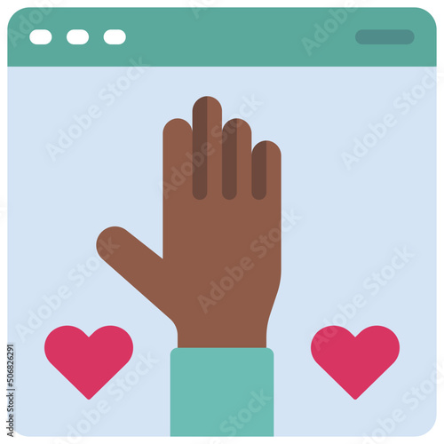 Volunteering Website Icon
