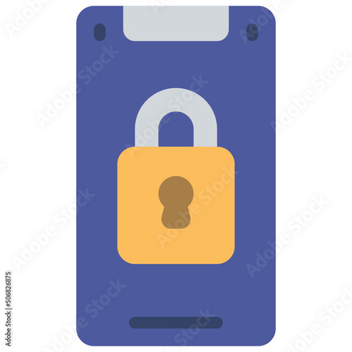 Locked Mobile Icon
