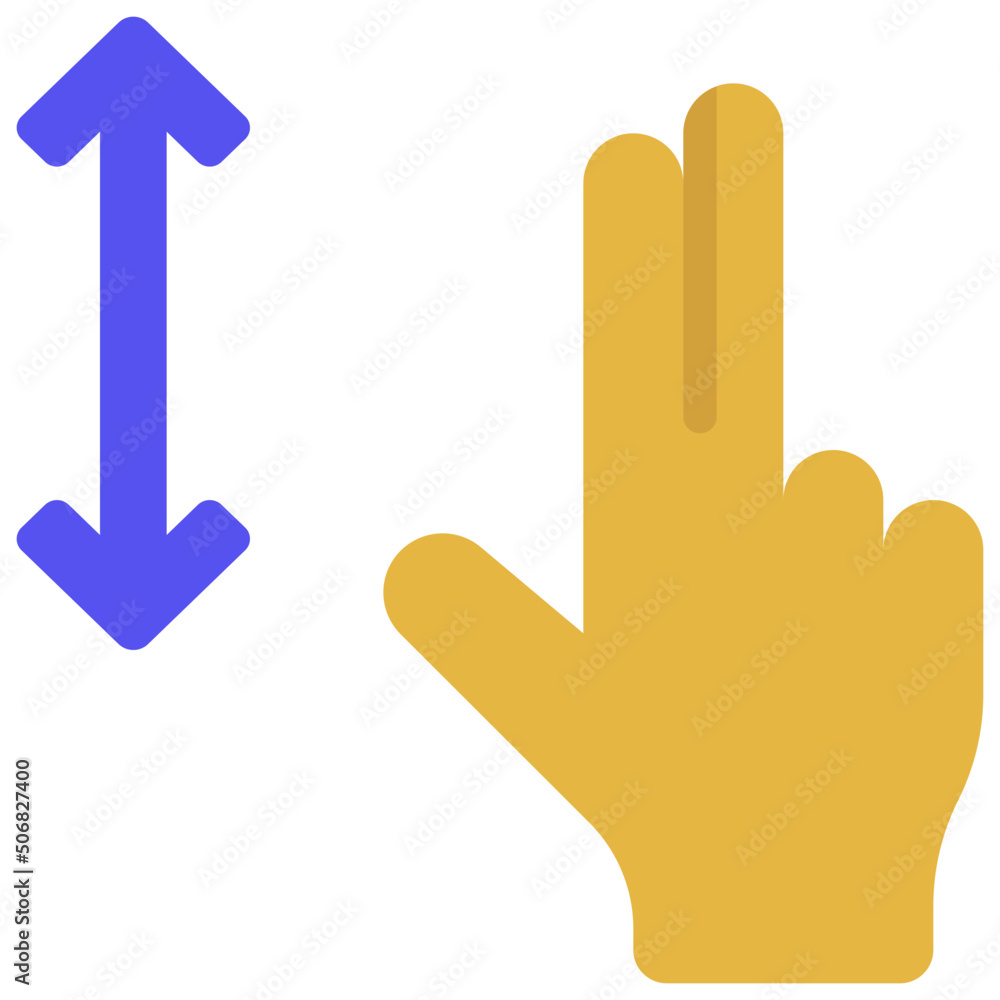 Two Finger Scroll Icon
