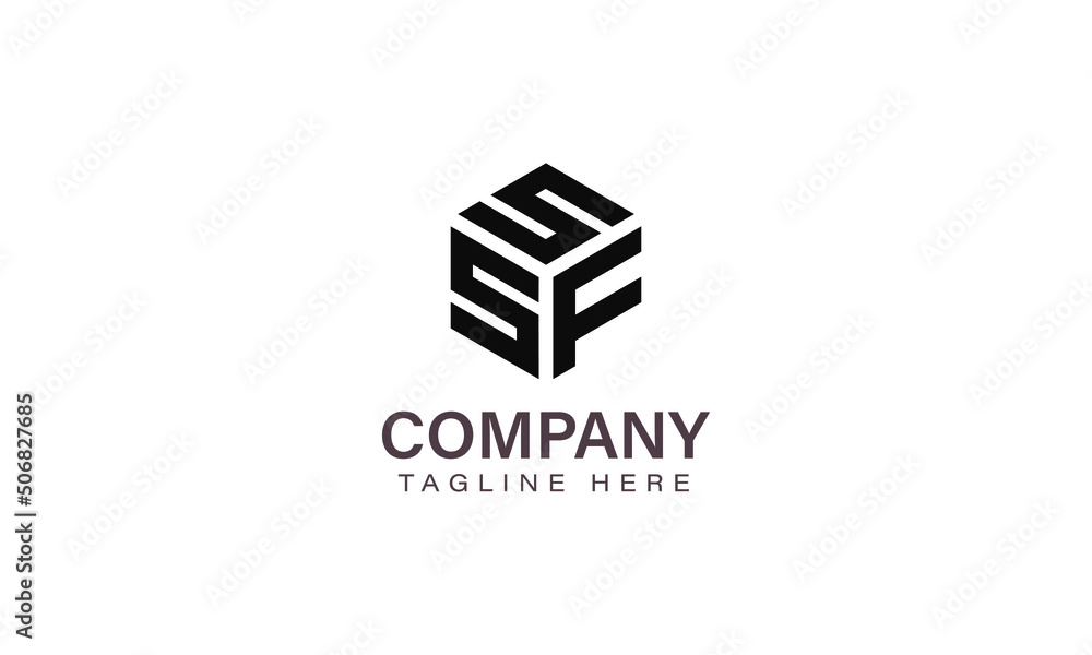 Letter SSF Logo, Three Letter Logo, Alphabet S S F Hexagon Shape Vector Icon Template Letter SSF Logo, Three Letter Logo, Alphabet S S F Hexagon Shape Vector Icon Template
