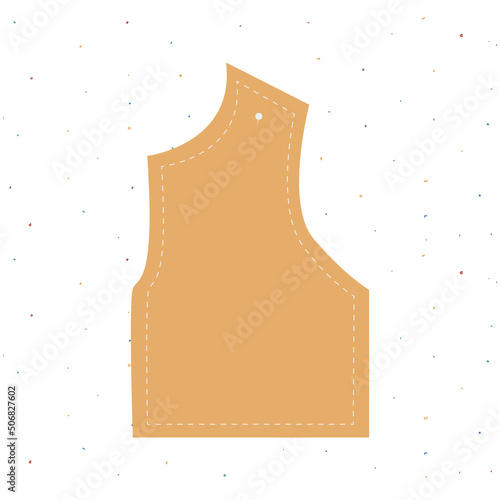 Vector hand drawn flat colorful illustration