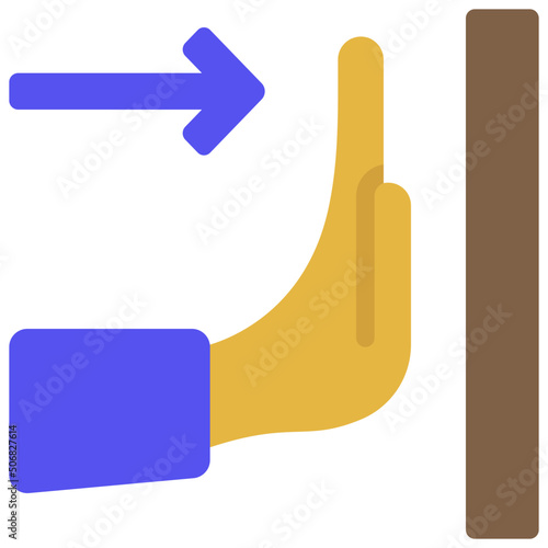 Push Door Icon