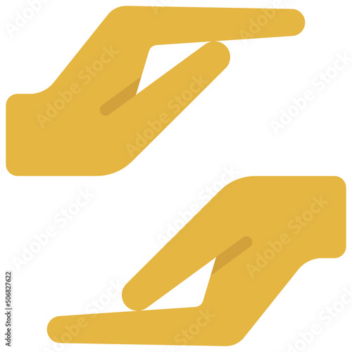 Hands Over Each Other Icon