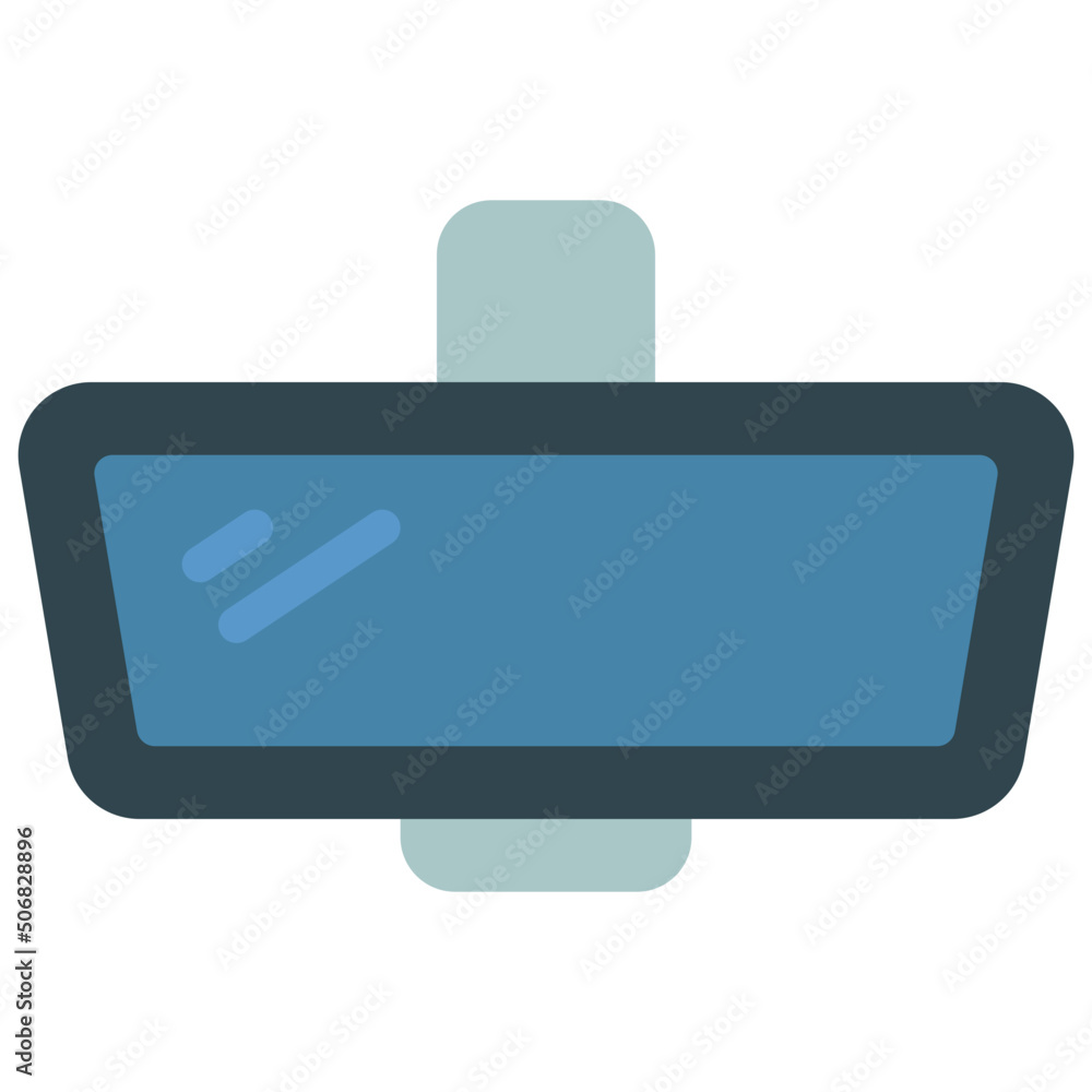 Car Interior Mirror Icon Car Interior Mirror Icon