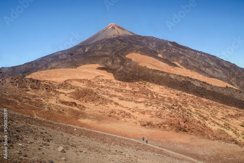 El Pico del Teide es la montaña mas alta de España con 3,715mts, Parque Nacional del Teide, Tenerife, Islas Canarias, España