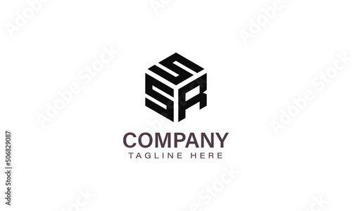 Letter SSR Logo, Three Letter Logo, Alphabet S S R Hexagon Shape Vector Icon Template