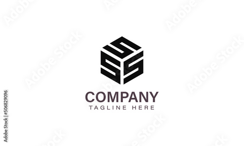 Letter SSS Logo, Three Letter Logo, Alphabet S S S Hexagon Shape Vector Icon Template