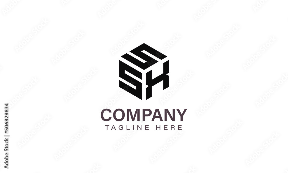 Letter SSX Logo, Three Letter Logo, Alphabet S S X Hexagon Shape Vector Icon Template Letter SSX Logo, Three Letter Logo, Alphabet S S X Hexagon Shape Vector Icon Template