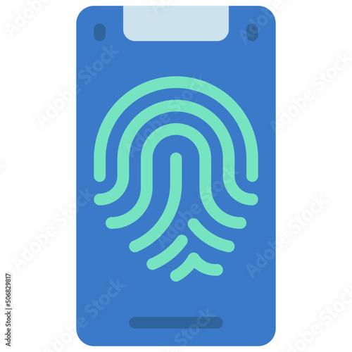 Biometric Mobile Icon