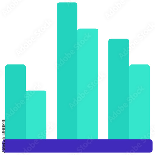 Double Bar Chart Icon