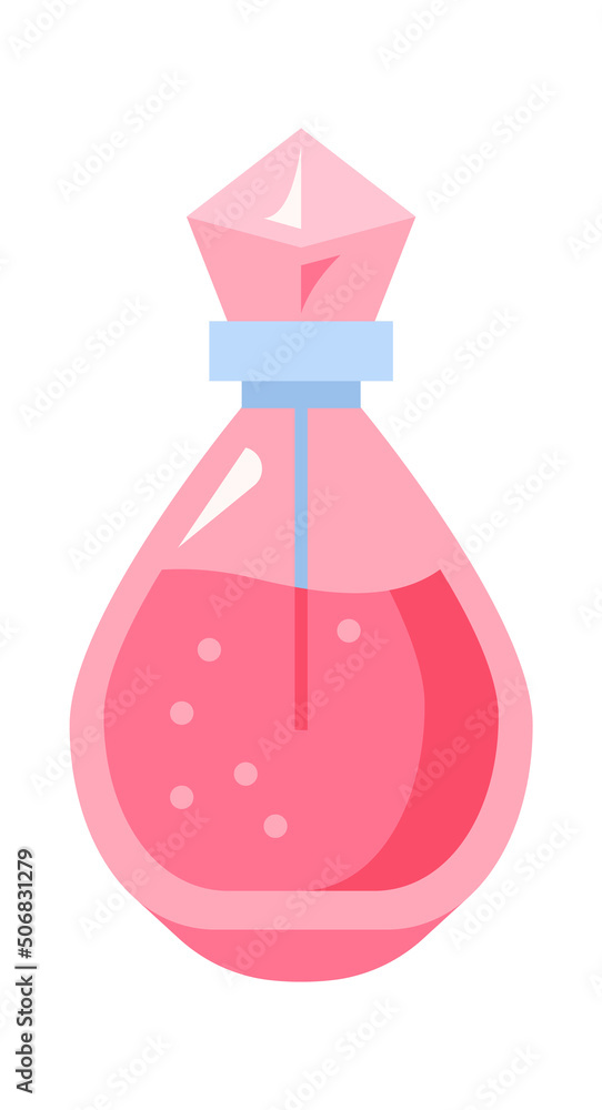 Perfume Bottle Glass Vial and Flask. Vector illustration Perfume Bottle Glass Vial and Flask. Vector illustration