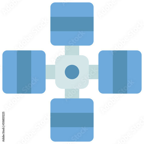 Complex Satellite Dish Icon