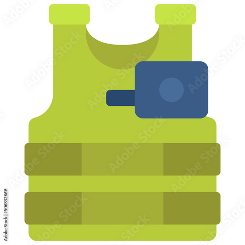 Video Tactical Vest Icon