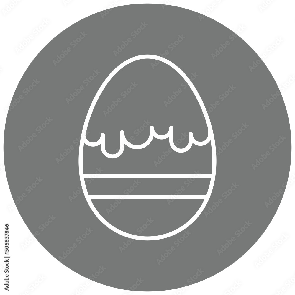 Chocolate Egg Icon Chocolate Egg Icon