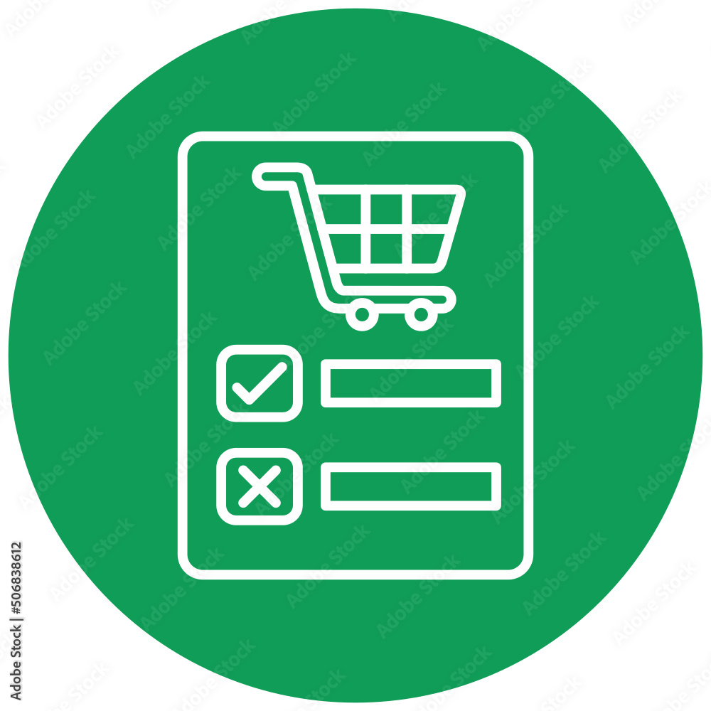 Shopping List Icon Shopping List Icon