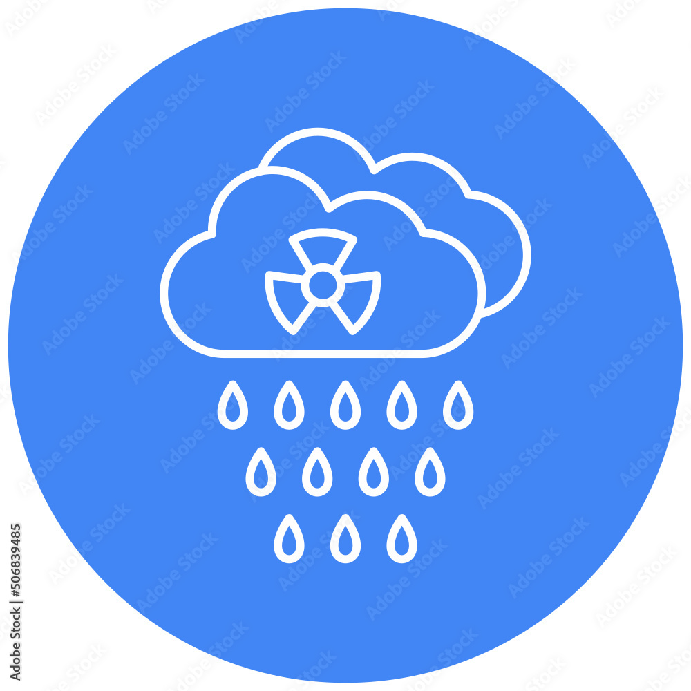 Obraz premium Acid Rain Icon