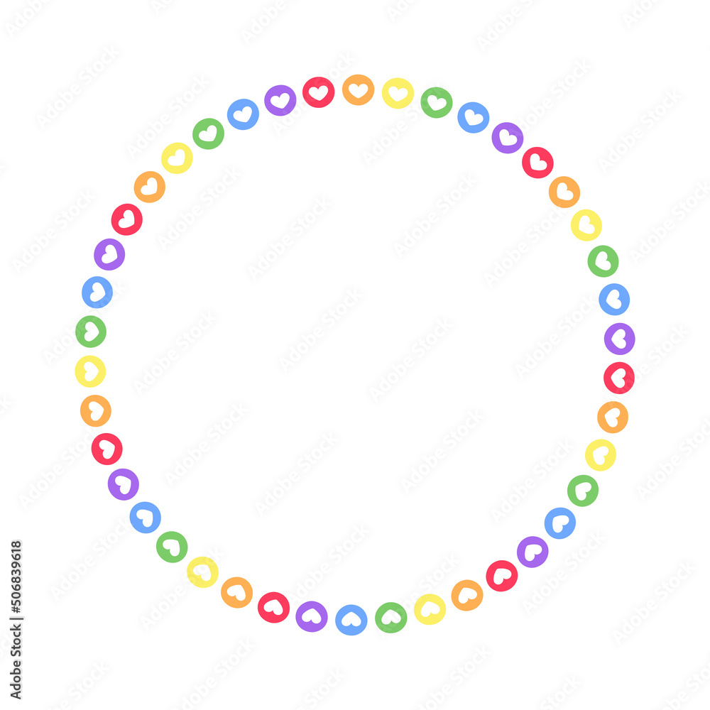 Rainbow frame. Simple minimal border template. Rainbow frame. Simple minimal border template.