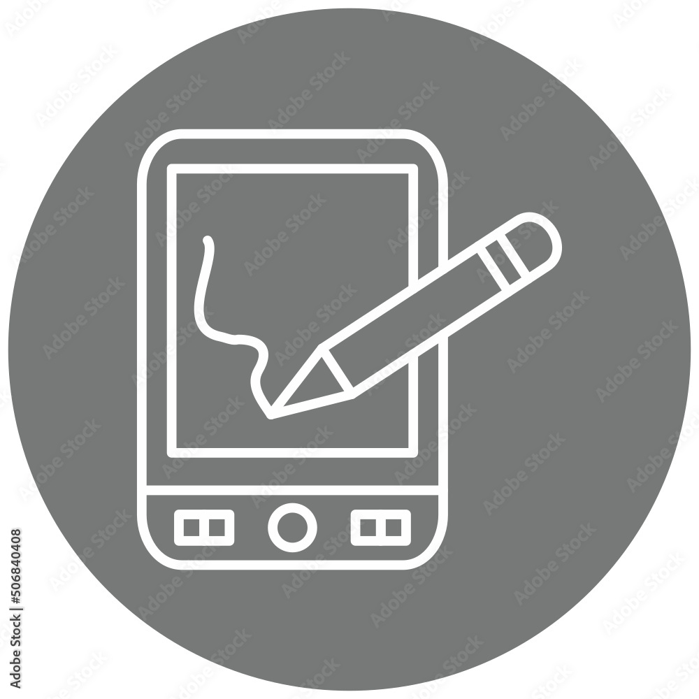 Pen Tablet Icon Pen Tablet Icon