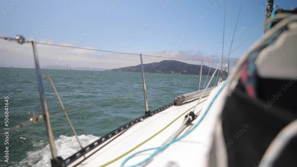 Bay are sailing in san francisco Bay are sailing in san francisco
