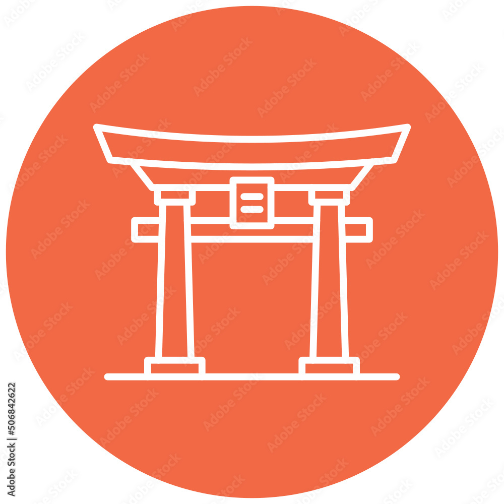 Torii Gate Icon Torii Gate Icon