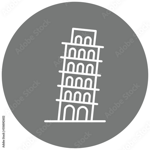 Leaning Tower Of Pisa Icon