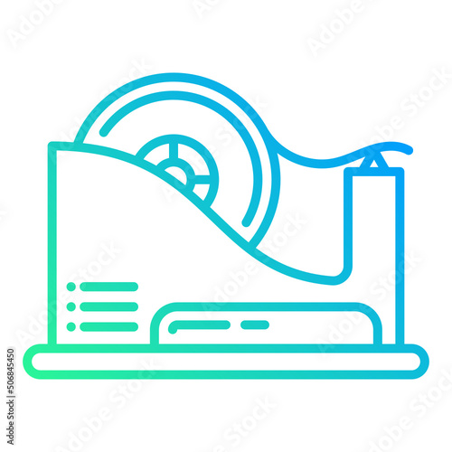 duct tape dispenser icon