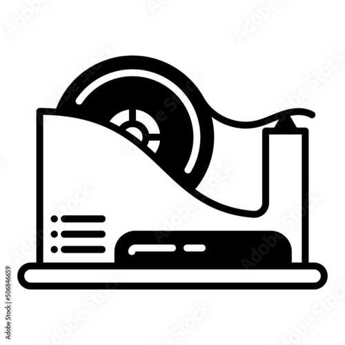 duct tape dispenser icon