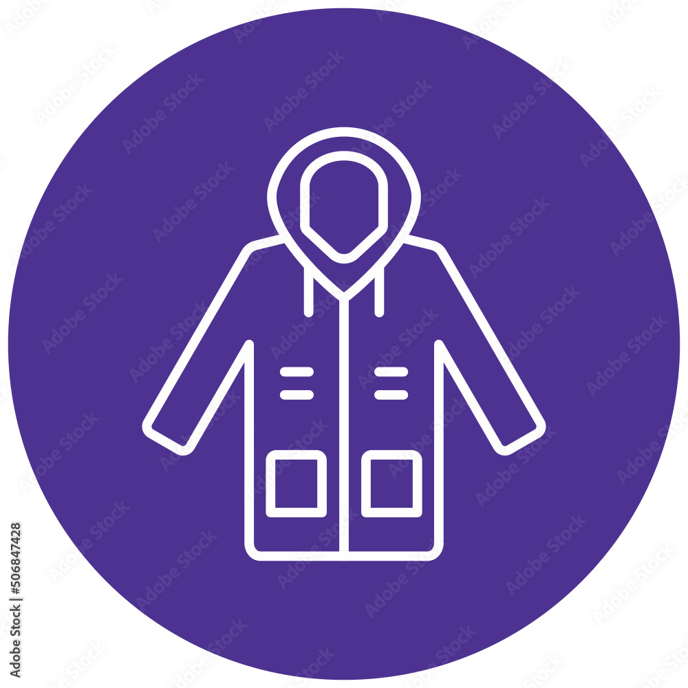 Raincoat Icon Raincoat Icon