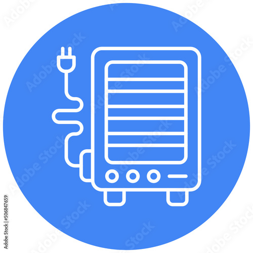 Electric Heater Icon