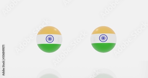 India countries flag icon or symbols