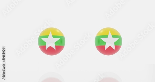 Free Download Myanmar or burma flag icon or symbols - GFXLoad