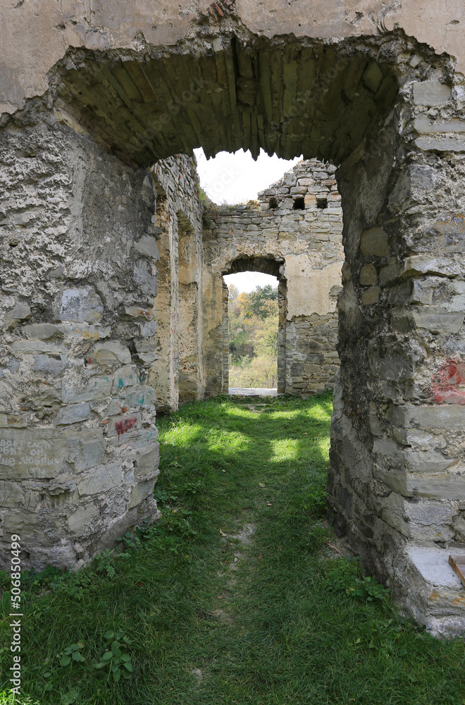 old ruin of castle