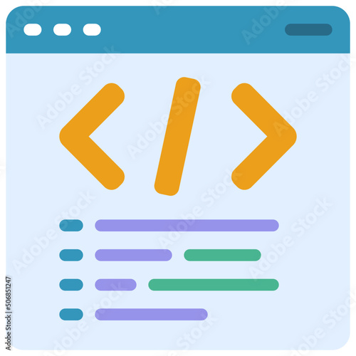 Website Code Icon