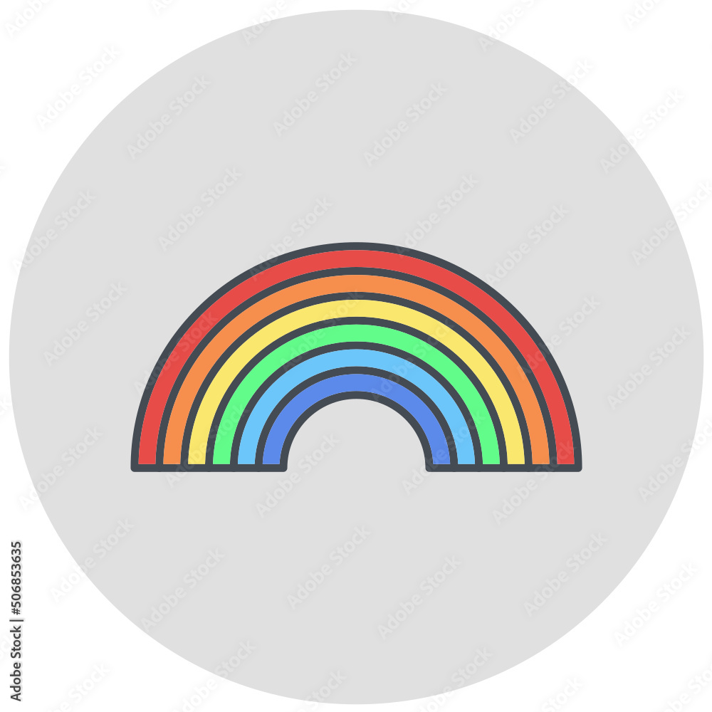 Obraz premium Rainbow Icon Design