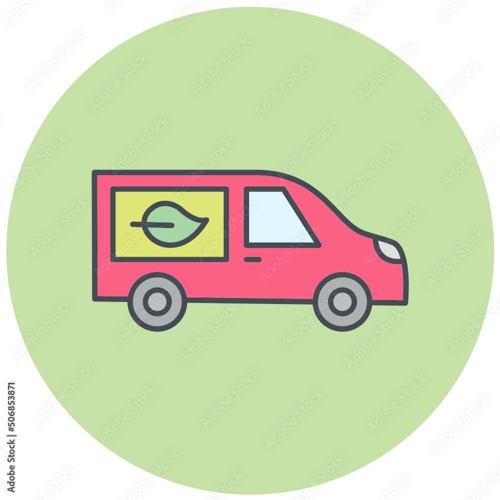 Eco Transporation Icon Design Eco Transporation Icon Design