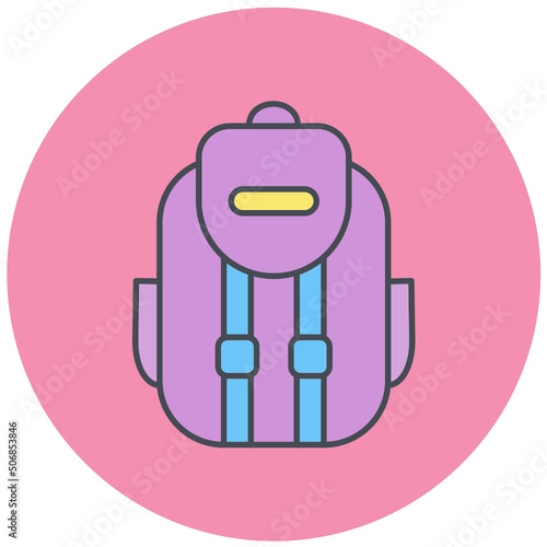 Bagpack Icon Design