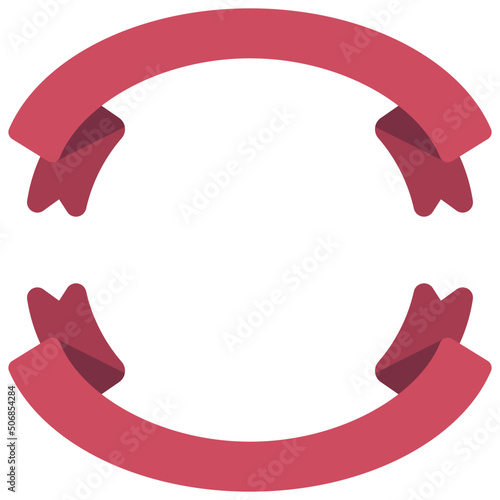 Circle Ribbons Icon