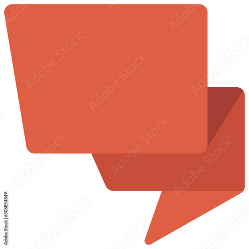 Folded Ribbon Icon