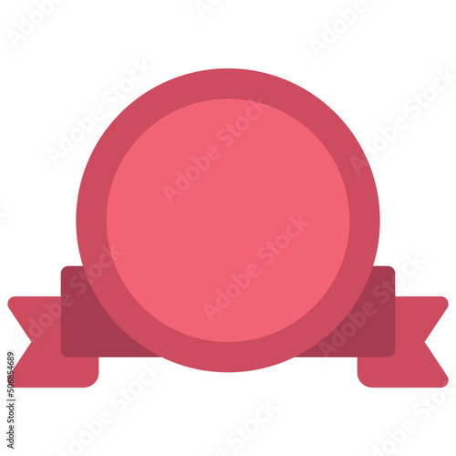 Circle Ribbon Icon