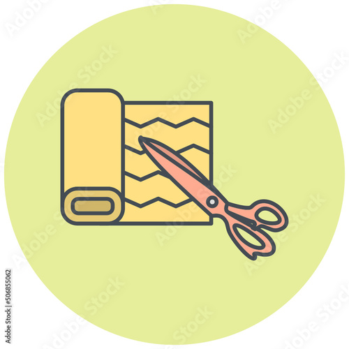 Cutting Cloth Icon