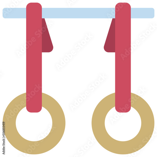 Gymnastics Rings Icon