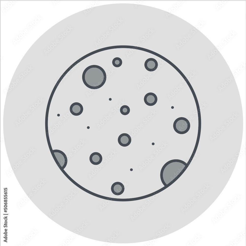 Full Moon Icon Design Full Moon Icon Design