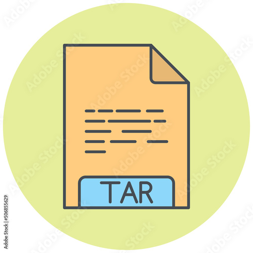 TAR File Format Icon Design