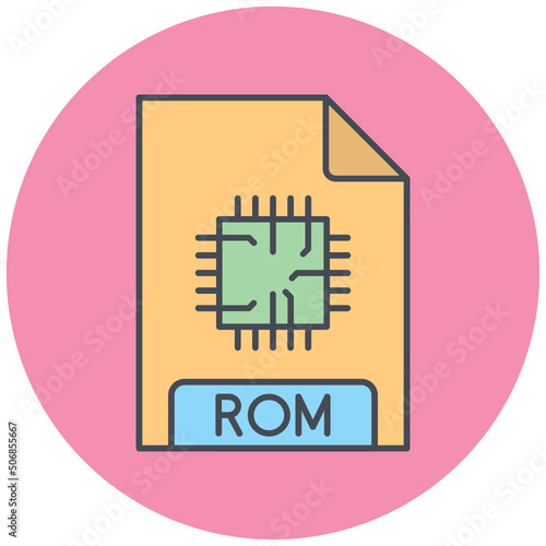 ROM File Format Icon Design